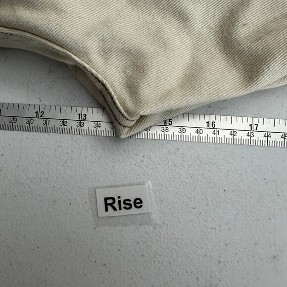 Pacsun Women High Rise Carpenter Jeans Size 28 Embroidered Hippie Retro Festival - Picture 7 of 9